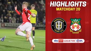 HIGHLIGHTS  Harrogate Town vs Wrexham AFC [upl. by Adaline]