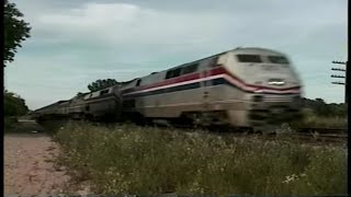 RARE 2000 Amtrak Mixes WF40PHs Phase 4NPCU cabbagesB328Ws [upl. by Ozen32]