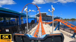 Ice Breaker POV 5K NEW MultiLaunch Coaster Seaworld Orlando FL [upl. by Faro]