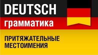 Притяжательные местоимения Possessivpronomen Грамматика немецкого языка Урок 2531 Шипилова [upl. by Eeral]