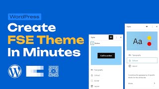 How to Create a Block Theme for WordPress in minutes  FSE [upl. by Holcman876]