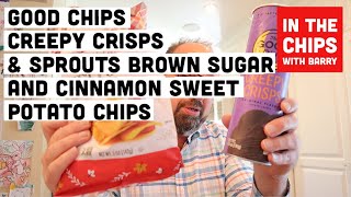 🇺🇸 Good Chips Creepy Crisps  Brown Sugar Cinnamon Sweet Potato chips on In The Chips with Barry [upl. by Millwater544]