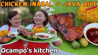 Chicken Inasal at Java Rice gamit ang Atsuete sa backyard [upl. by Ahsotan]