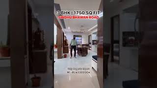 3 BHK Luxurious Flat For Sale 1750 Sq Fit Sindhu Bhawan Road Bodakdev Ahmedabad M8141000004 [upl. by Persis]