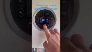 Worcester bosch 8000 service mode [upl. by Annaliese]