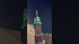 Mecca Azan  Clock Tower foryou quran shorts ytshorts viral explore hajj mecca islam fyp [upl. by Ennayram]