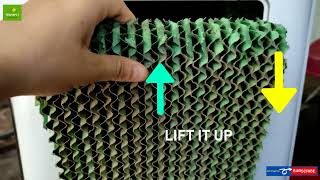 How To Clean The Air Cooler  stepbystep tutorial on Water Air Cooler Cleaning [upl. by Elmaleh]