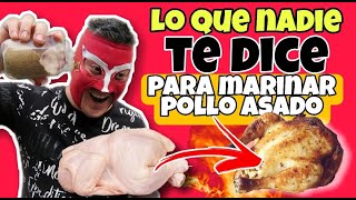 TRUCO para preparar Sazonador para POLLO ASADO AL CARBON queda jugoso y blandito [upl. by Eimiaj]