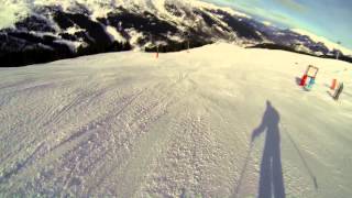 Skiing Mauduit at Meribel in the Three Valleys [upl. by Zetroc]