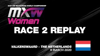 MXGP of The Netherlands 2020  Replay WMX Race 2 [upl. by Dlonra]