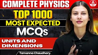 Units and Dimensions Class 11 Physics  Most Important Questions for NEET 2024Tamanna Chaudhary [upl. by Harlen]