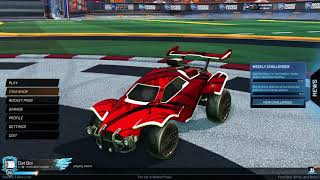 CRIMSON SLIPSTREAM DECAL  ROCKET LEAGUE [upl. by Aronoh]