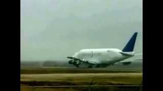 Massive Dreamlifter takes off at small Airport Landed by mistake [upl. by Auqinimod]