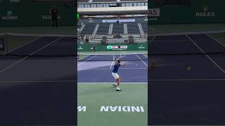 Medvedev vs Tsitsipas practice in an empty Tennis Paradise arena tennis [upl. by Fancy]