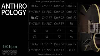 Anthropology  150 bpm  Bb Rhythm changes JazzSwing feel  Backing Track [upl. by Vernon]