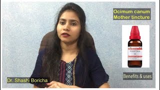 Ocimum canum mother tincture homeopathic medicineOcimum 30Ocimum 200 benefits in hindi [upl. by Norry]