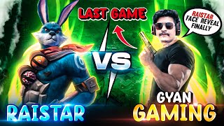 Raistar Real Face Revealed Finally On Live 😱 Raistar Vs Gyan Gaming Last Match freefire [upl. by Akym350]