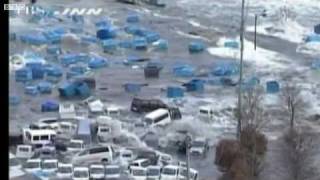 BBC News  Japan hit by tsunami after massive earthquake [upl. by Ruthann]