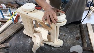 Amazing Woodworking Skills  Make a great wooden toy idea by scraps of wood [upl. by Babbie531]