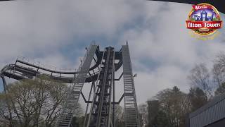 Oblivion Onride POV AltonTowersTogether [upl. by Dnomasor]