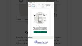 Como Criar Relatório Automaticamente para Versão Mobile no Power BI [upl. by Ihdin]
