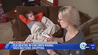 Flu deaths in children rising vaccinations dropping [upl. by Adnalay987]