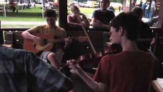 Clifftop 2013 Lodge porch jam  quotSt Annes Reelquot [upl. by Ytineres]