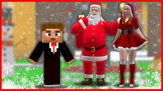 BAŞKAN ALİ ŞEHRE NOEL BABA VE SEVGİLİSİNİ GETİRDİ 🎅  Minecraft ZENGİN FAKİR HAYATI [upl. by Fidel]