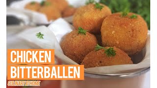 Chicken Bitterballen [upl. by Atinahs]