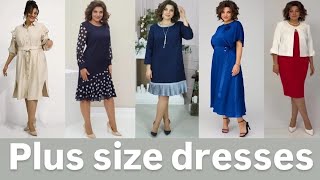 PLUS SIZE DRESSES – fall trends [upl. by Georgie]