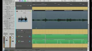 Logic Pro 9  Flex Audio lock tempo to grid [upl. by Tilford]