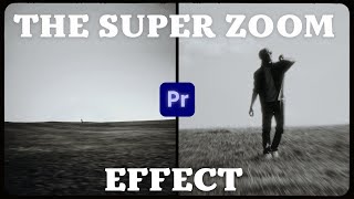 The Super Zoom Effect With Out A Special Lens or Camera Premiere Pro Tutorial [upl. by Eldrida676]