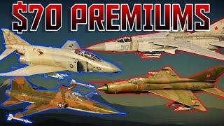 RANK VII PREMIUMS In Detail  F5C to Kfir Canard [upl. by Netty]