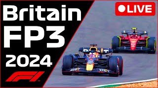 🔴F1 LIVE  British GP FP3  Commentary  Live Timing [upl. by Einnad554]