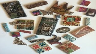 Mixed Media  Clay Tiles for Mosaics [upl. by Erde]