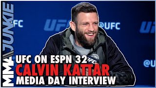 Calvin Kattar sees Round 6 with Max Holloway in future  UFCVegas46 media day [upl. by Anjela]