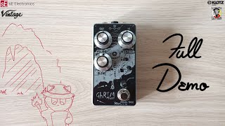 Pedal Tree GhRIM Pedal DEMO  REVIEW  High Gain Gated Fuzz  Blend  Guitar amp 5 String BASS Metal [upl. by Thadeus573]