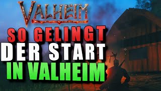 Valheim deutsch  Tutorial für Einsteiger  Anfänger guide  Tipps [upl. by Narok]