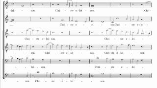 Palestrina  Missa Papae Marcelli  I Kyrie score [upl. by Lucienne]