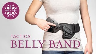 Concealed Carry Belly Band Holster by Tactica Defense Fashion [upl. by Gemoets]