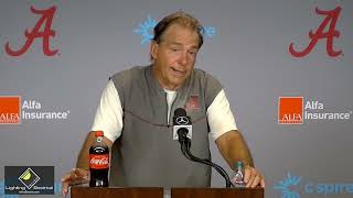 Nick Saban has sharp words for Jahleel Billingsley [upl. by Eimmot]