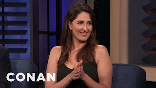 D’Arcy Carden Has A Very Rough Spine  CONAN on TBS [upl. by Netsrek601]