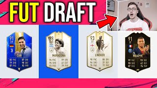 SUPER DRAFT CU MARADONA SI MBAPPE PE FIFA 19 [upl. by Onaivlis]