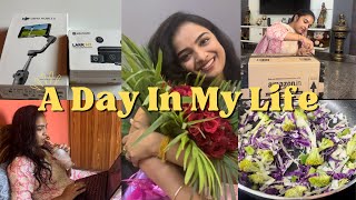 A day in my life 🌸workingcookingweightlossamazon deliveries etc [upl. by Annawoj]