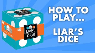 HOW TO PLAY LIARS DICE  University Games Week [upl. by Nylirahs]