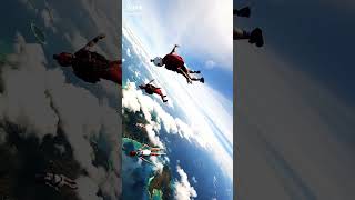 Sky flying skydiving travel gopro [upl. by Asirehc736]