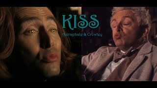 KISS  Aziraphale amp Crowley Good Omens [upl. by Waylen411]