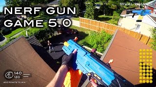 Nerf meets Call of Duty Gun Game 50  First Person in 4K [upl. by Teemus]