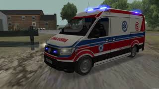 Prezentacja modelu VW CRAFTER quotSquot Karetka  GTA SA Download [upl. by Mackie]