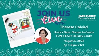 Card Maker Success Summit August 2024  Therese Calvird Live QampA [upl. by Haymo460]